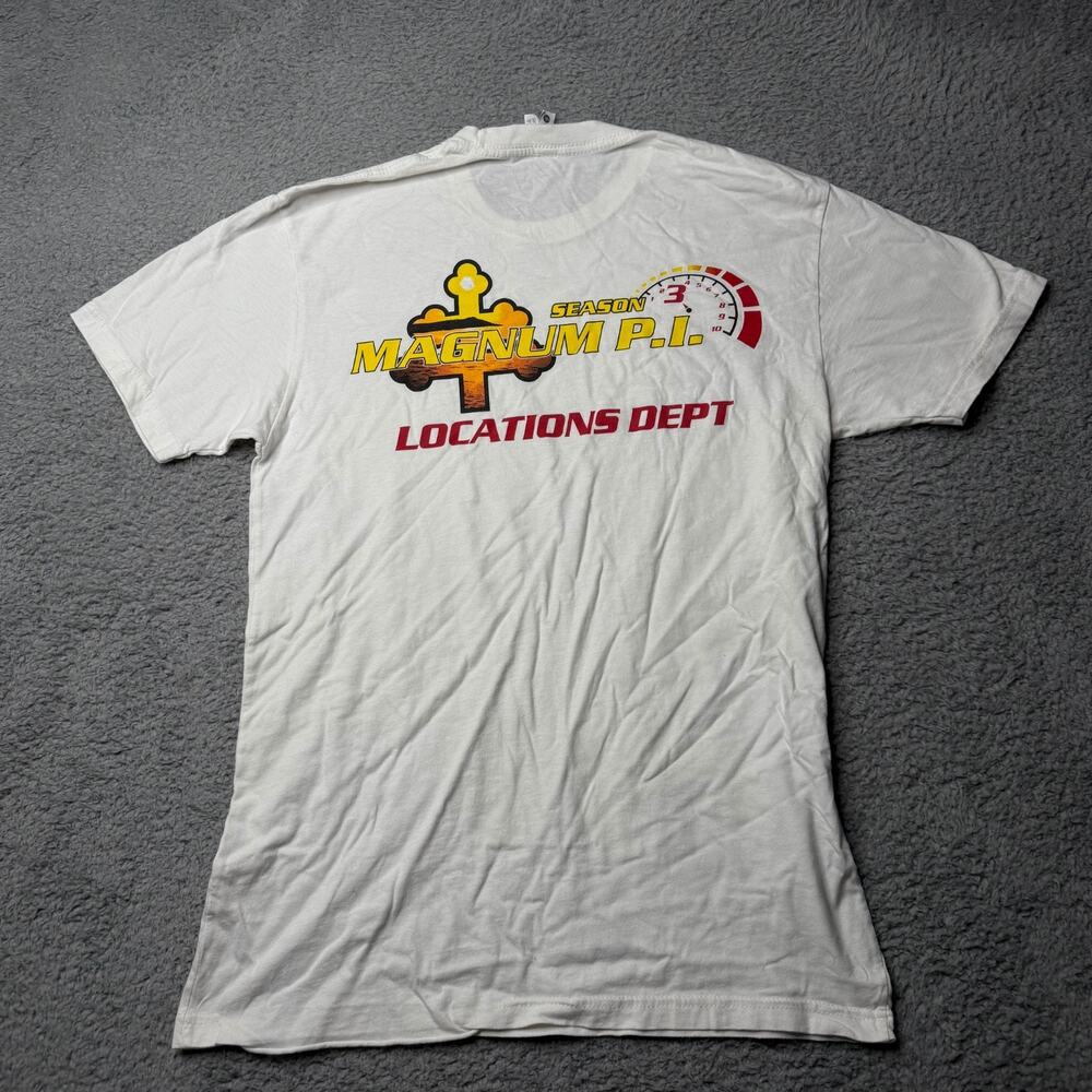 Magnum P.I. Locations Department T Shirt Adult Medium Graphic Short Sleeve